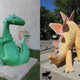 Illustration for article titled These Are The Weirdest Dinosaur Statues Ever
